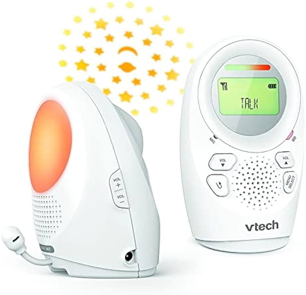 VTECH VTDM1212 BABY DIGITAL AUDIO MONITOR WITH NIGHT LIGHT & PROJECTION