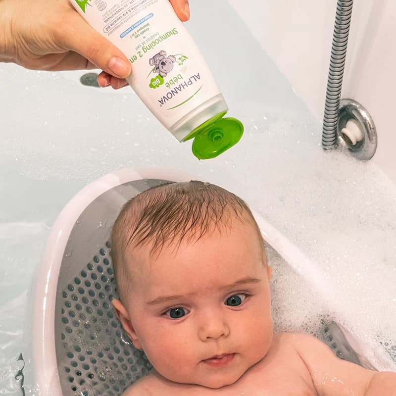 ORGANIC BABY SHAMPOO 2 IN 1 – CRADLE CAP | ALPHANOVA BÉBÉ-200ML