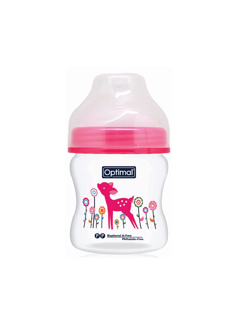 OPTIMAL OPB-0102 EXTRA WIDE NECK FEEDING BOTTLE 240ML