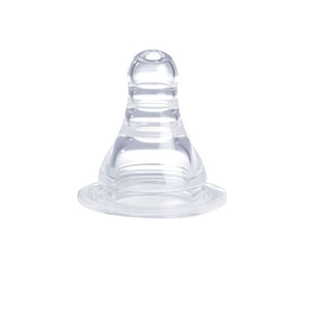 OPTIMAL OBP-0373 NARROW NECK SILICONE NIPPLE 0+ (2PCS)
