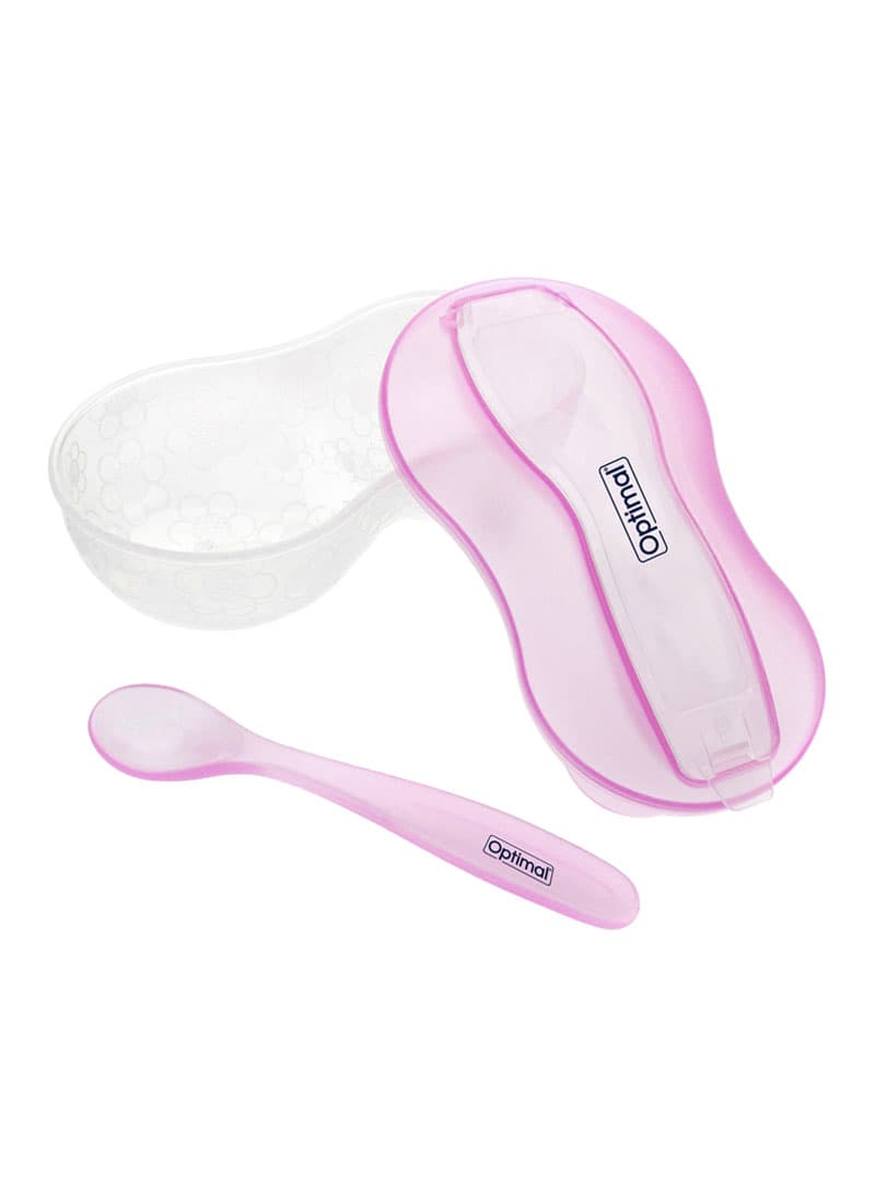 OPTIMAL OPB-1009 GRINDING FEEDING BOWL WITH SPOON