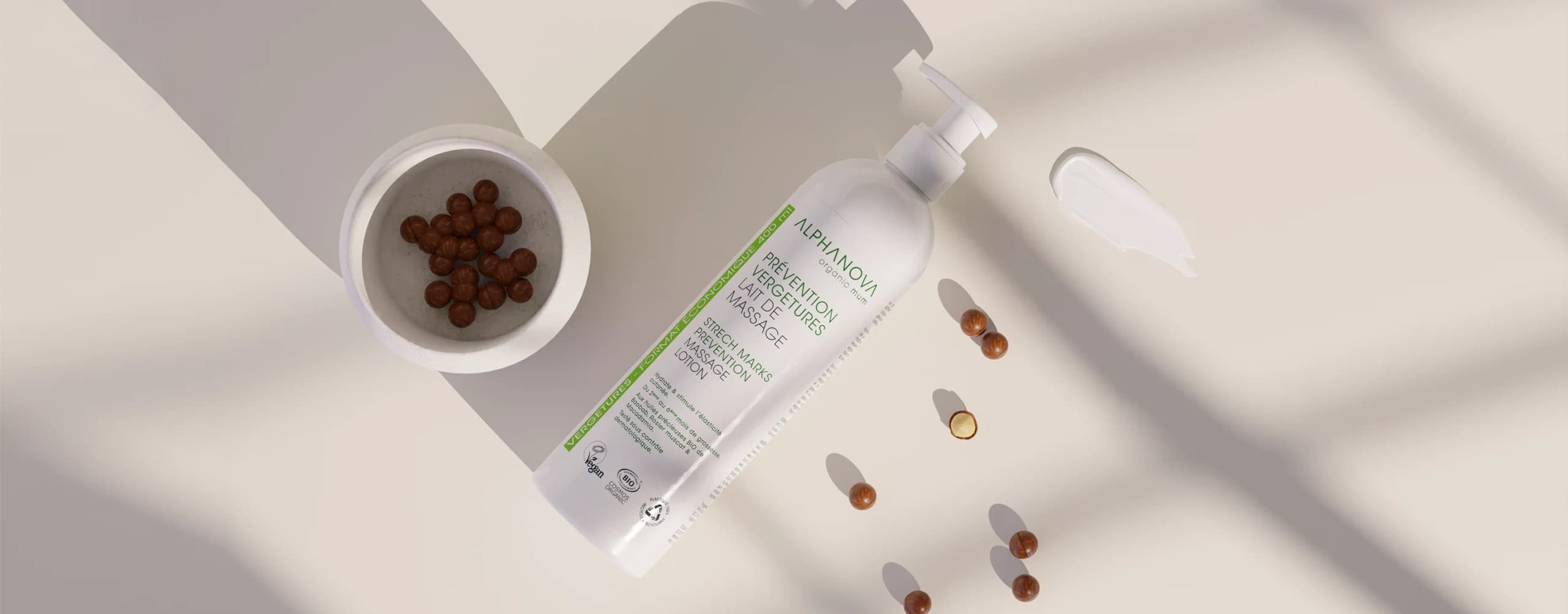 ALPHANOVA SANTÉ – MASSAGE MILK ANTI STRETCH MARK CARE