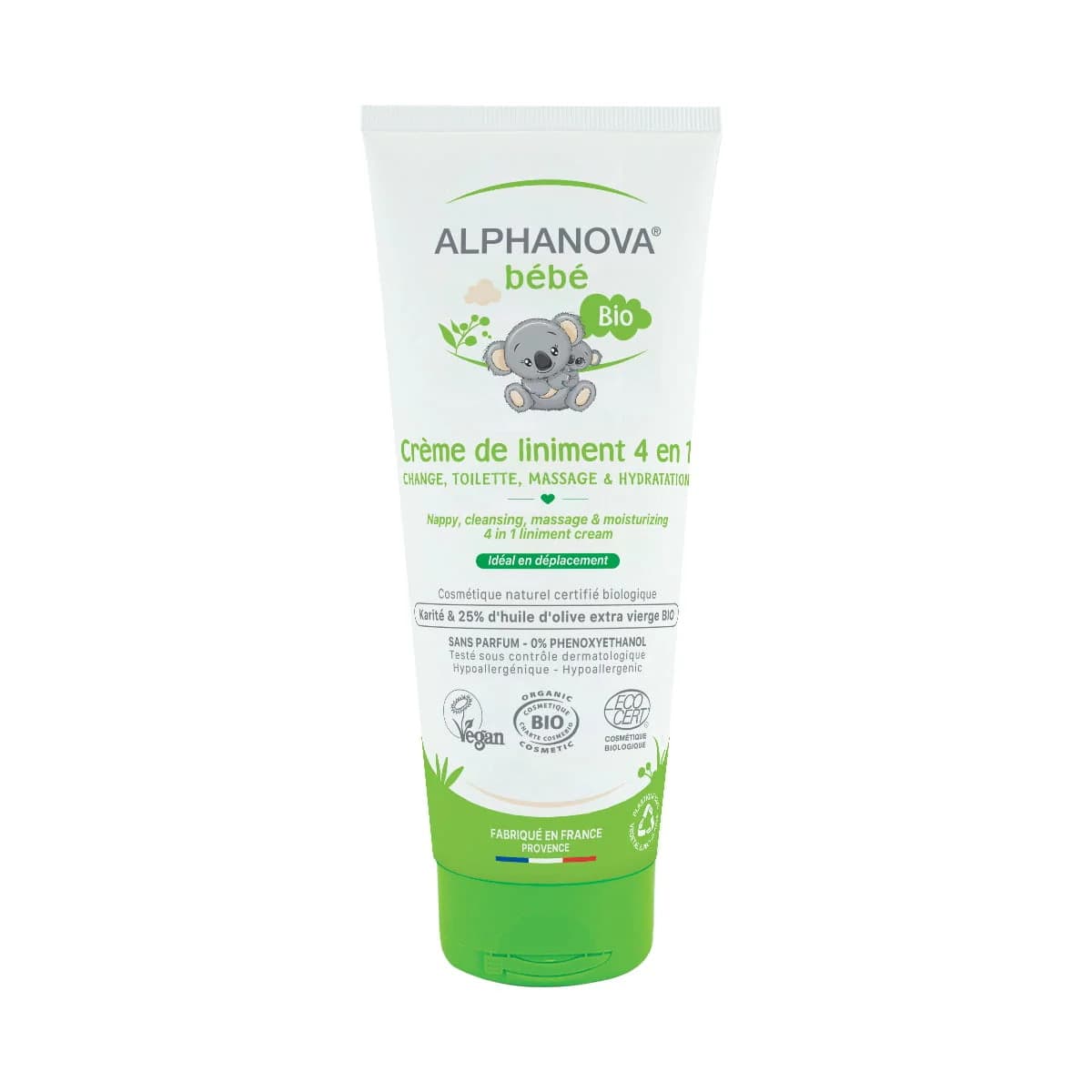 ORGANIC LINIMENT CREAM – 4 IN 1 BABY CARE | ALPHANOVA BÉBÉ