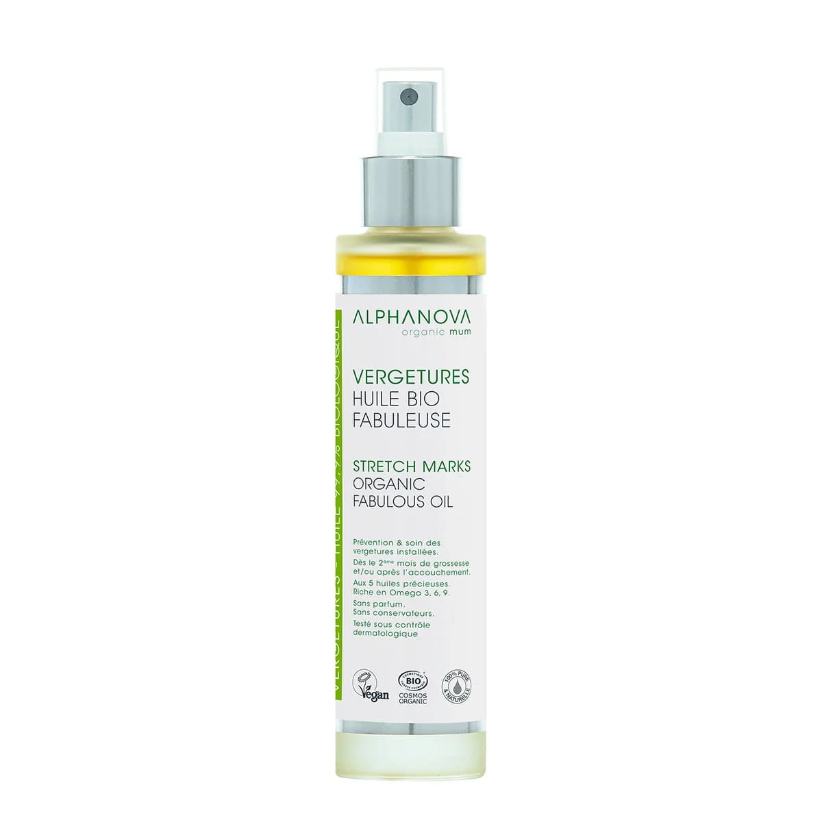FABULOUS ORGANIC STRETCH MARKS OIL - ALPHANOVA