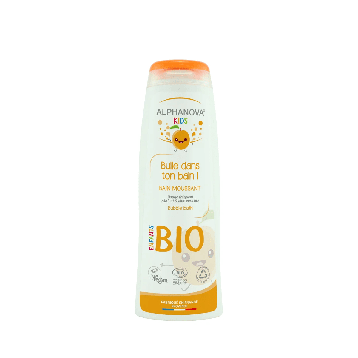 BUBBLE IN YOUR BATH ! ORGANIC BUBBLE BATH APRICOT | ALPHANOVA KIDS