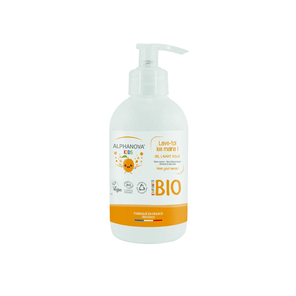 WASH YOUR HANDS ! ORGANIC HAND WASH – APRICOT | ALPHANOVA KIDS