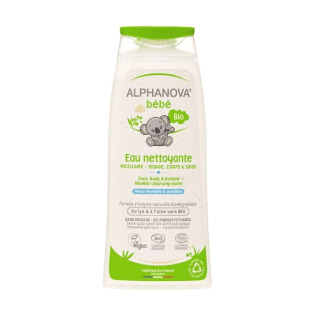 ORGANIC BABY CLEANSING WATER 200 ML | ALPHANOVA BÉBÉ