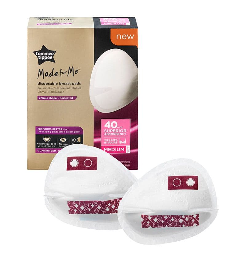 TOMMEE TIPPEE- 423634- DISPOSABLE BREAST PADS MEDIUM (40PCS)