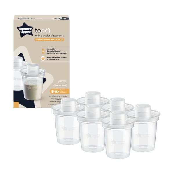 TOMMEE TIPPEE- 431362- MILK POWDER DISPENSER-6X