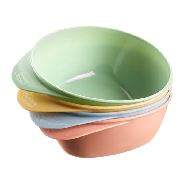 TOMMEE TIPPEE- 446714-EASY SCOOP FEEDING BOWLS