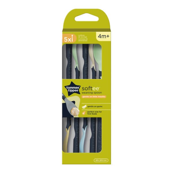 TOMMEE TIPPEE- 447196-SOFTEE WEANING SPOON 4+