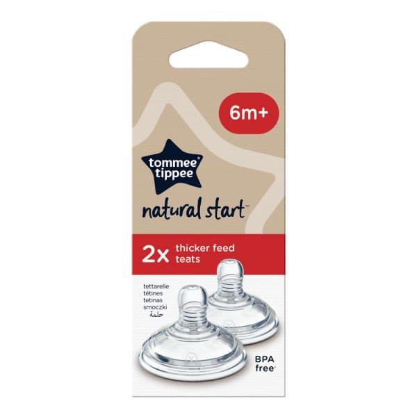 Tommee Tippee- 422142-Closer To Nature- Thick Feed Flow Teets 6+