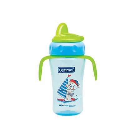 OPTIMAL OPB-1086 SILICONE SPOUT CUP WITH HANDLE 260ML