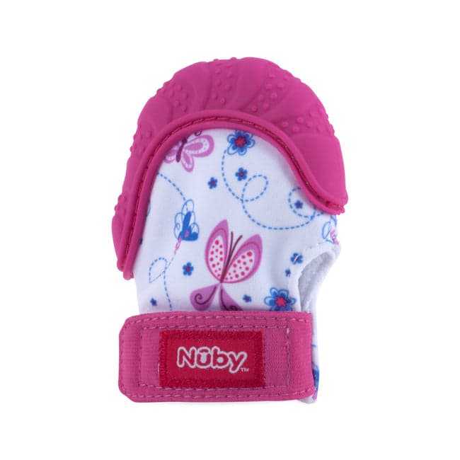 NUBY-106680 HAPPY HANDS TEETHING MITTEN 3M+