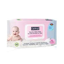 OPTIMAL OPH-079 POWDER PUFF WIPES WITH COVER 72PCS