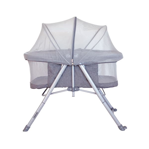 OPTIMAL OPB-1242 ROCKING BABY CRIB  GREY