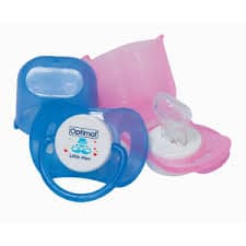 OPTIMAL OPB-1434 ORTHODONTIC SILICONE PACIFIER 0+