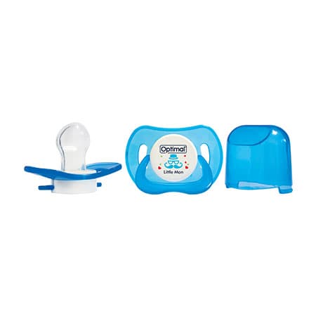 OPTIMAL OPB-1441 ORTHODONTIC SILICONE PACIFIER 6+