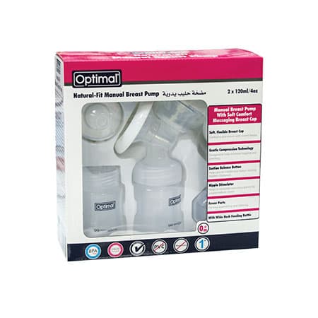 OPTIMAL OPB-1080 NATURAL FIT MANUAL BREAST PUMP