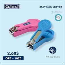 OPTIMAL OPB-1070 BABY NAIL CLIPPER 0+