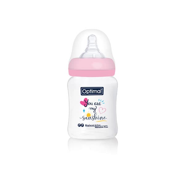 OPTIMAL OPB-1034 WIDE NECK FEEDING BOTTLE 0+(180ml)