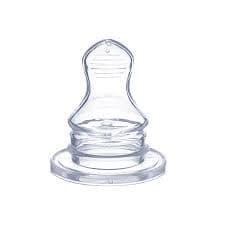 OPTIMAL OPB-1041 NARROW NECK ORTHODONTIC SILICONE NIPPLE 6+(2PCS)