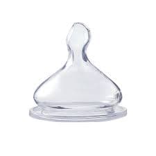 OPTIMAL OPB-1049 WIDE NECK ORTHODONTIC SILICONE NIPPLE 6+(2PCS)
