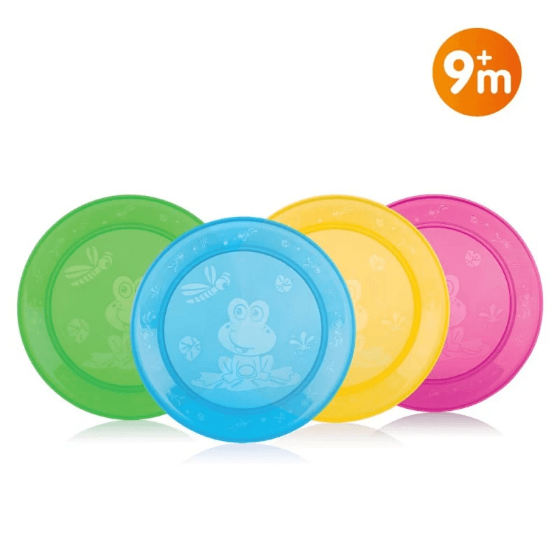 NUBY-106678 LUNCH PLATE SET 4P