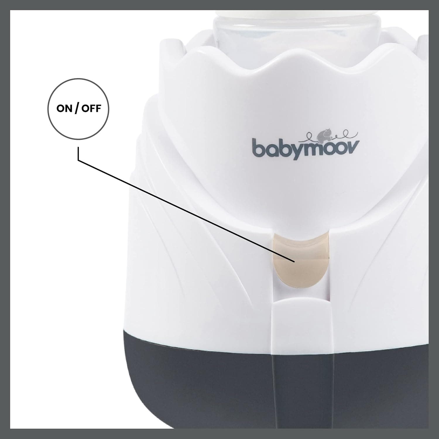 Babymoov-106749 Tulip Steam Bottle Warmer Cream