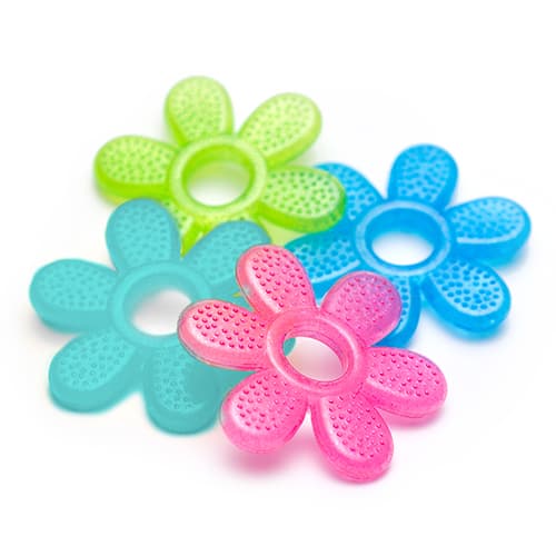 Babyono-108284 Gel Teether Flower