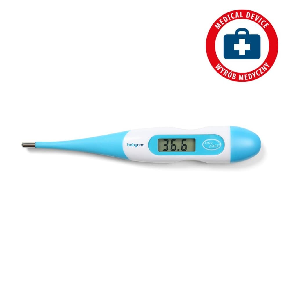 Babyono-088695 Electronic thermometer with flexible tip