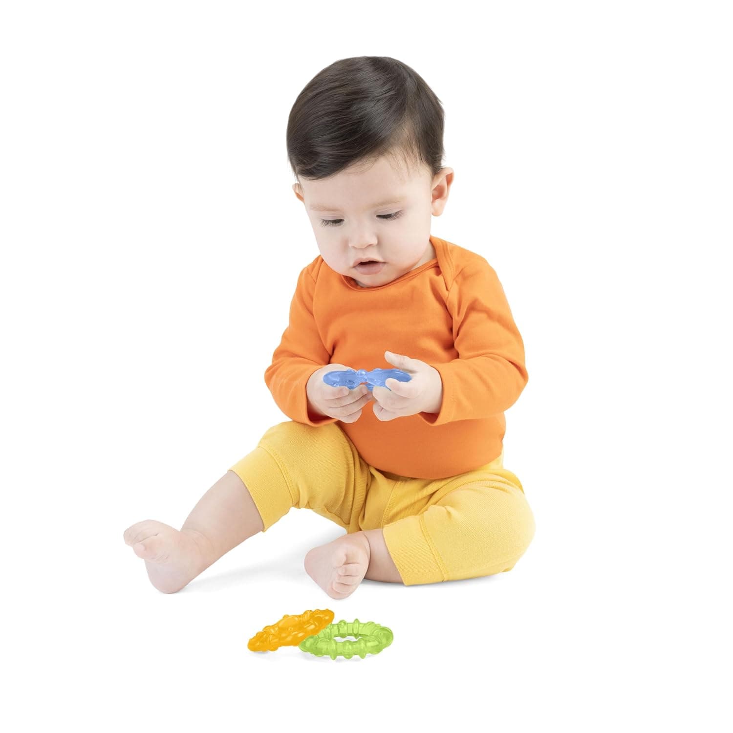 Bright Starts-108448 Chill & Teethe Water-Filled BPA-Free Baby Teething Toy, 3 Months+