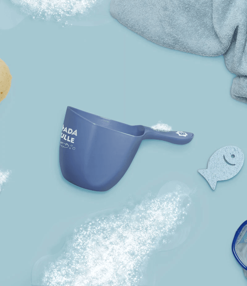 Badabulle-088875 Baby Bath Shampoo Rinse Cup with handle