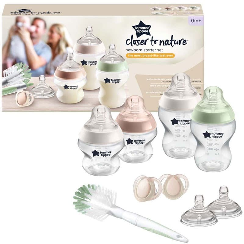 Tommee Tippee-423573-Closer T0 Nature - Newborn Anti Colic Baby Bottle Starter Kit