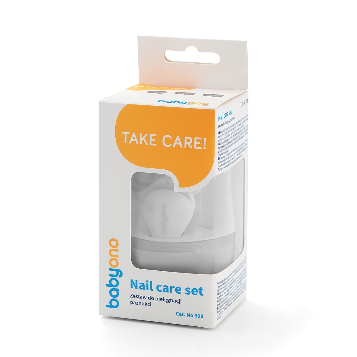 Babyono-088664 Baby nail set Grey