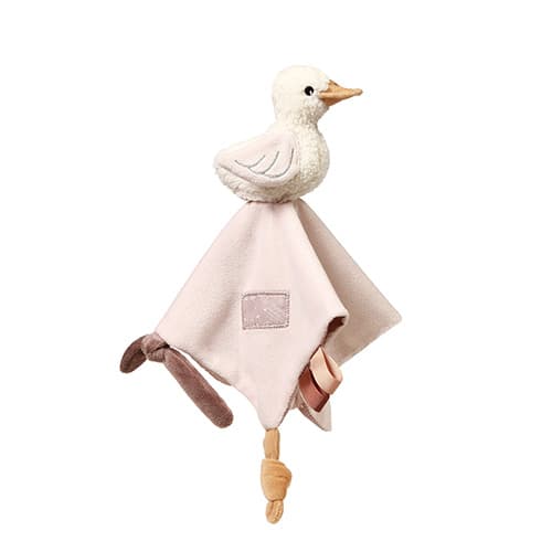 Babyono-109584 Cuddly toy - comforter GOOSE ZOE