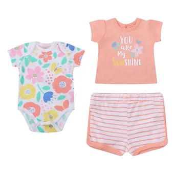 Mother's Choice-110709 3 pc set of Bodysuit, T-shirt and Pants