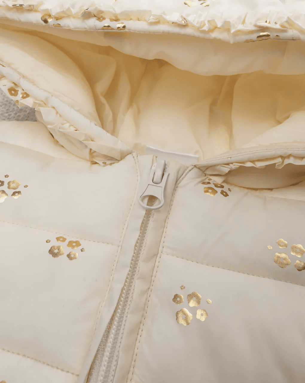 Prenatal ,Cream jacket for girls with allover