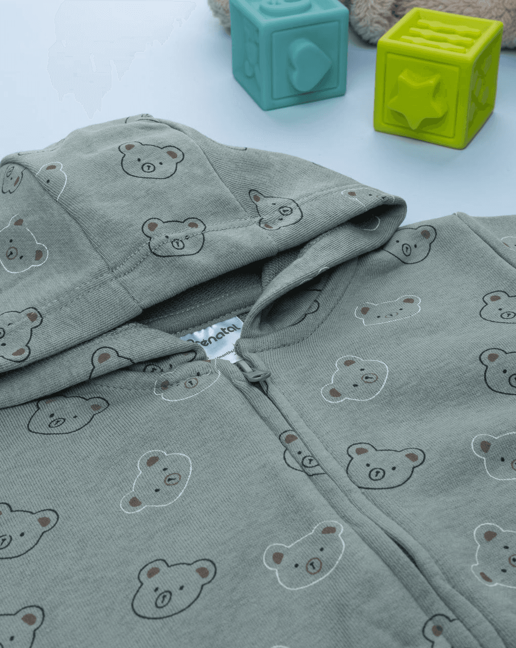 Prenatal, Green allover sweatshirt